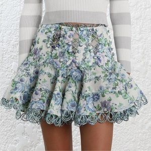 Zimmermann floral skirt. Size 0